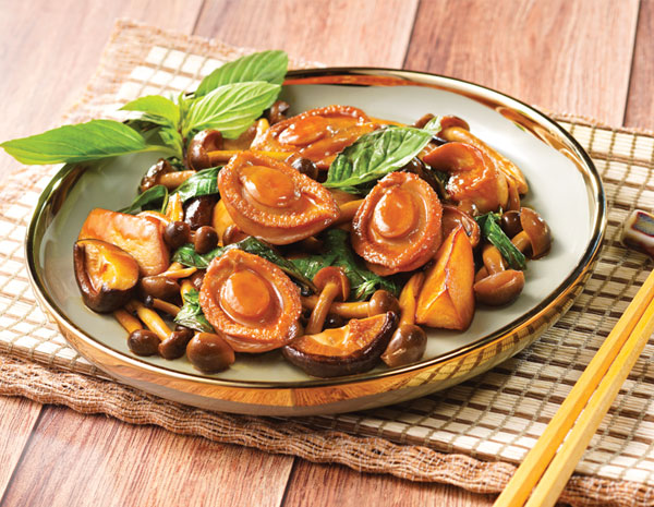 Recipe Three-cup Mushrooms with Abalone