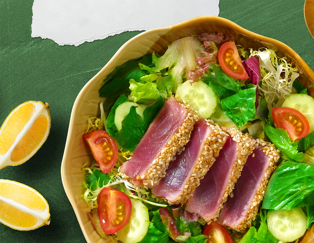 Recipe Tuna Salad with Oyster Sauce Dressing