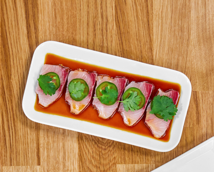 Recipe Yellotail Sashimi with Chili  Ponzu