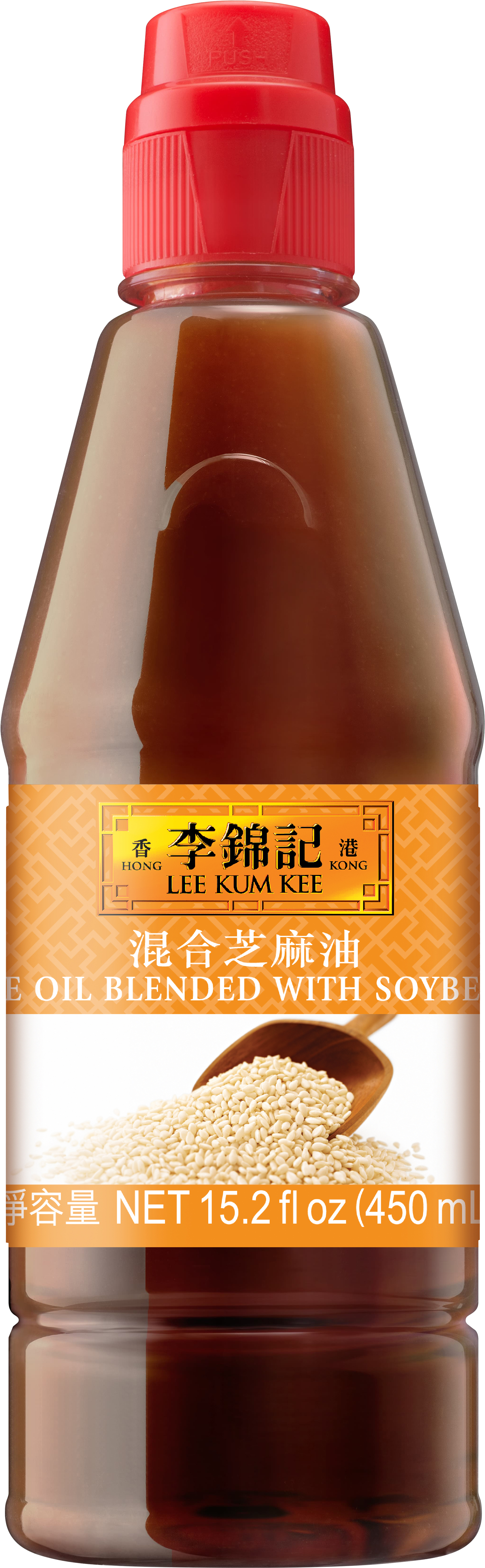 Sesame Oil Blended with Soybean Oil, 15.2 fl oz (450 mL), Bottle