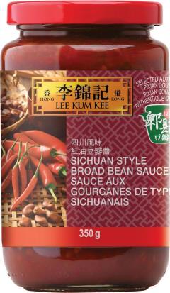 Sauce aux gourganes de type sichuanais, 350 g, pot