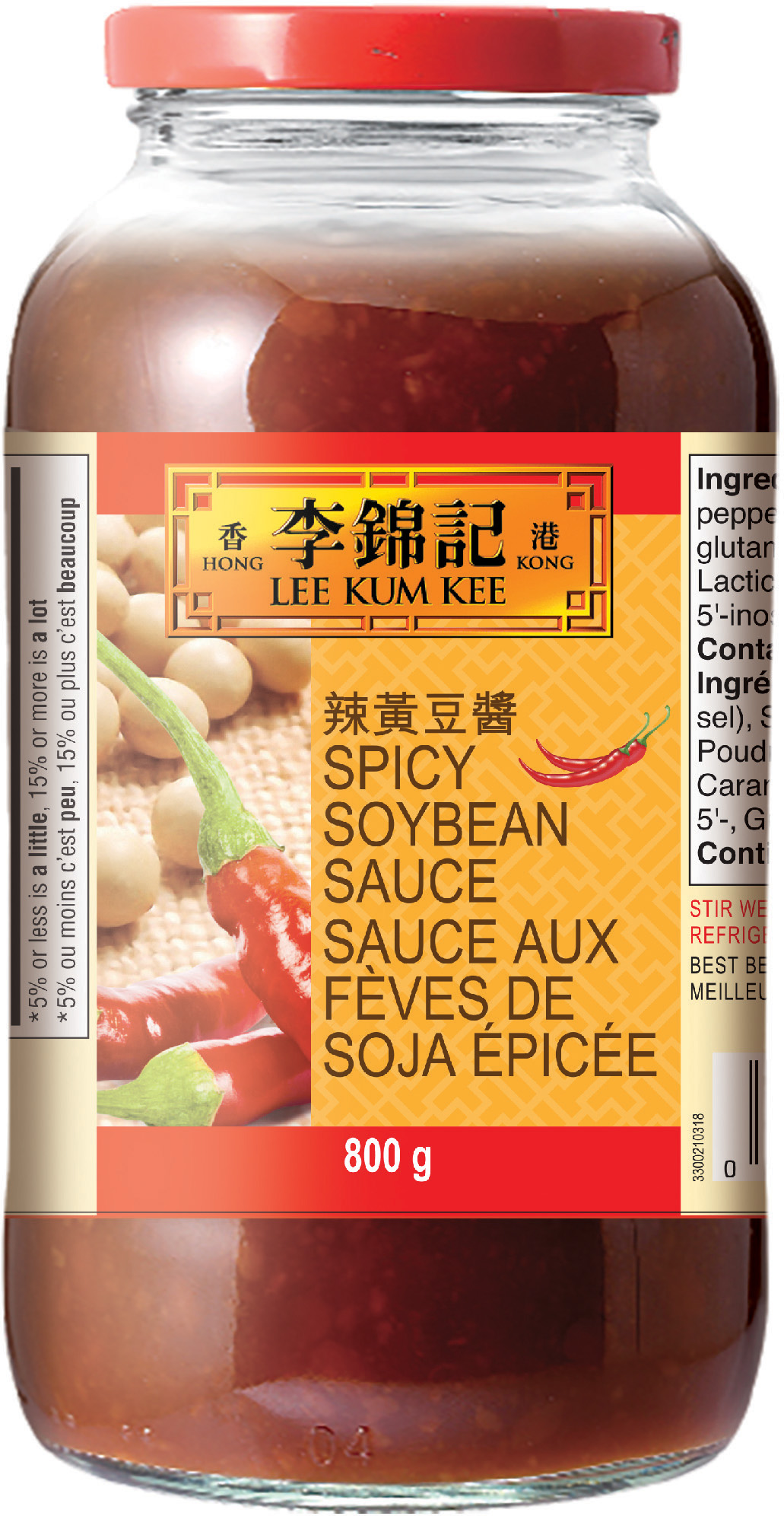 Spicy Soybean Sauce, 800 g, Jar