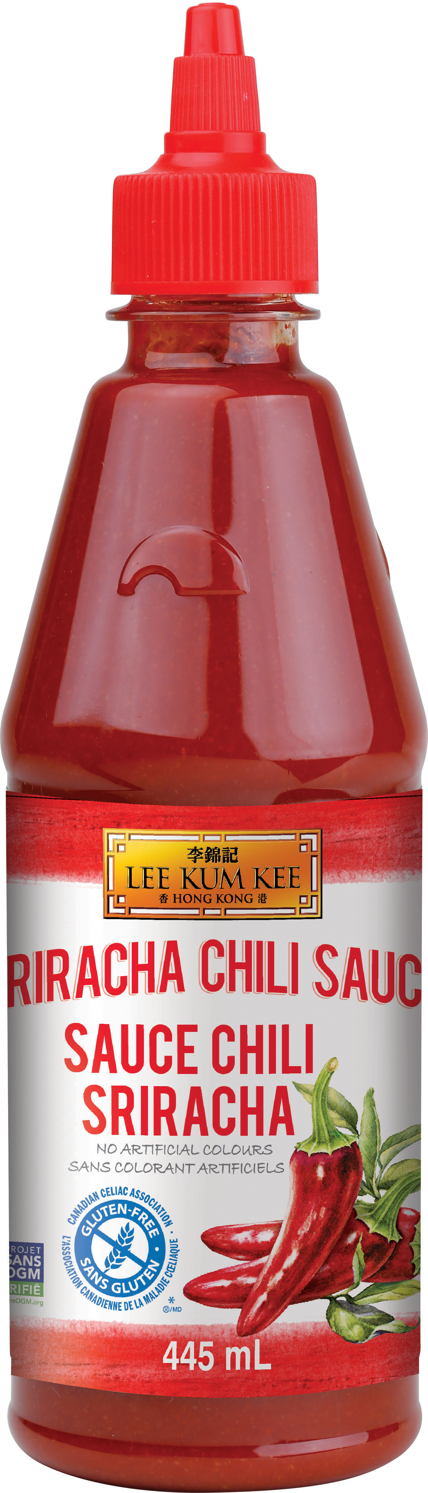 Sriracha Chili Sauce (Non-GMO) 445 mL, Bottle