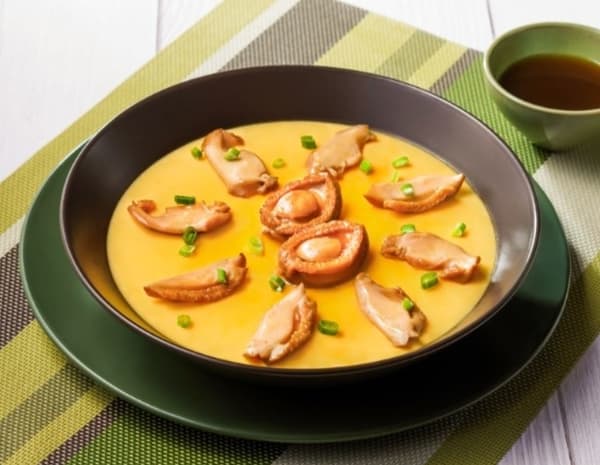 Steamed Egg Custard with Abalone_600x465
