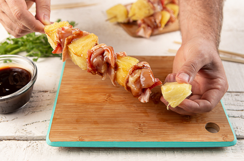 Recipe Bacon & Pineapple Chicken Kebabs_Step 4