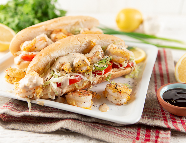 Recipe Shrimp Po'Boy Sandwich