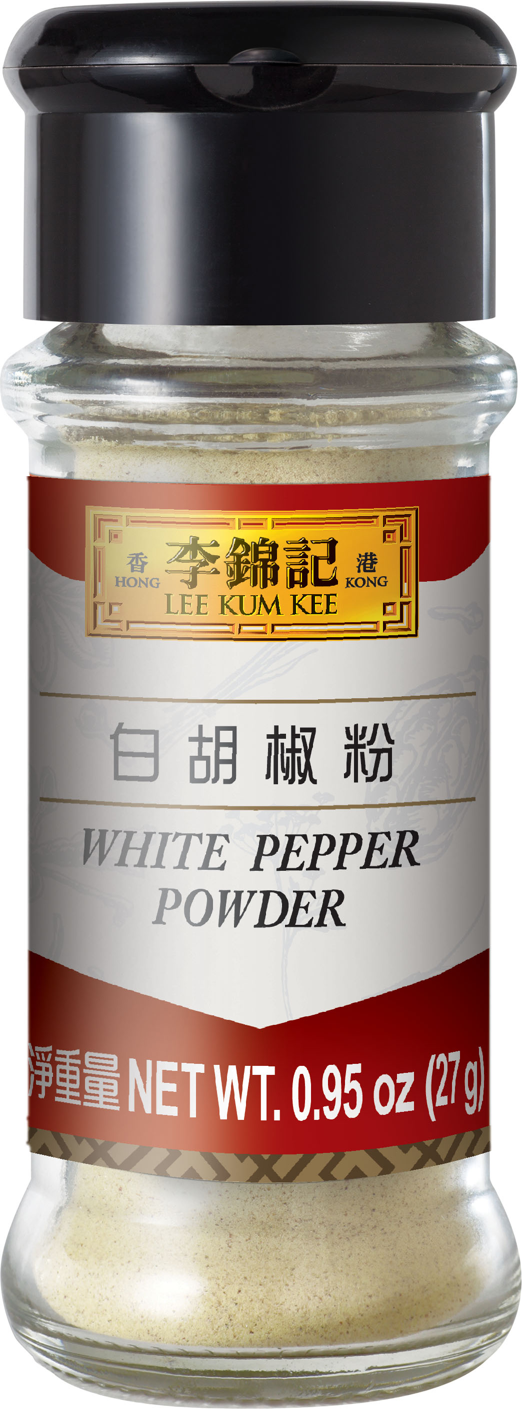 白胡椒粉 0.95 oz (27 g), 瓶裝