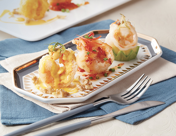 Gold Award Prawns with Three Flavours