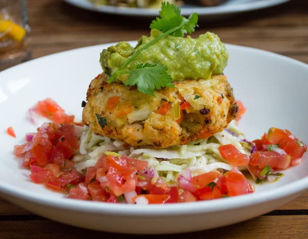 Crab Cakes with Avocado