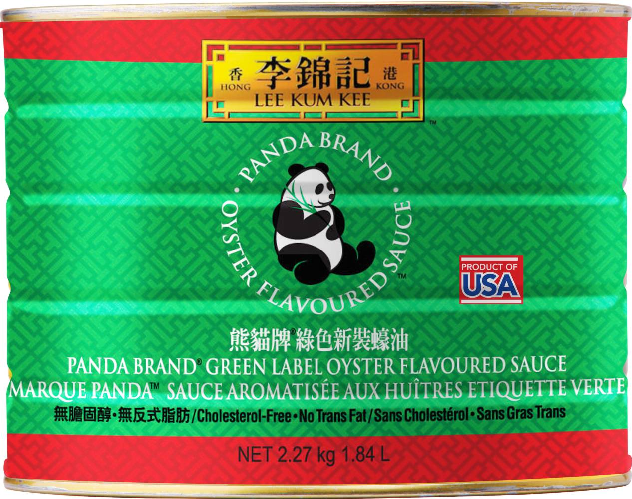 Panda Brand Green Label Oyster Flavoured Sauce 2.27kg 