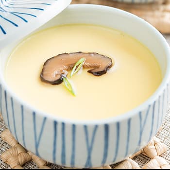 Recipe Steamed Eggs with Shiitake Mushrooms S