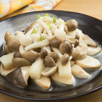 Recipe Stir-Fried Nagaimo and Mixed Mushrooms S