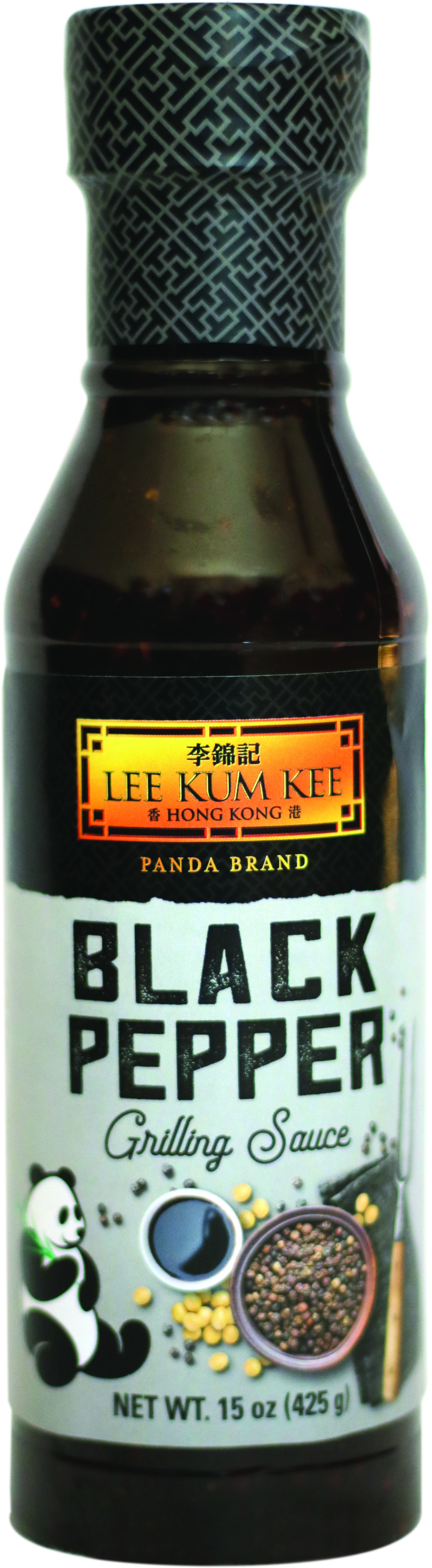 Panda Brand Black Pepper Grilling Sauce, 15 oz (454g) Bottle