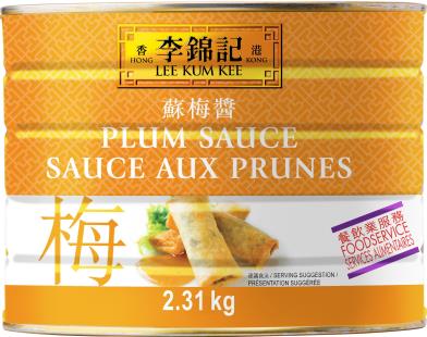 Sauce aux prunes, 2.31 kg, boîte de conserve