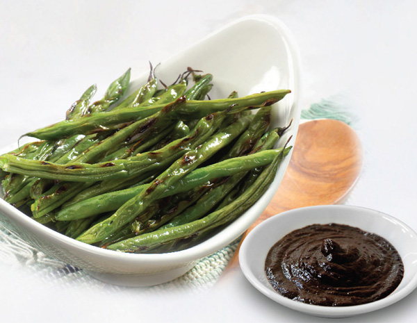 Asian Blistered Green Beans with Black Bean Sauce