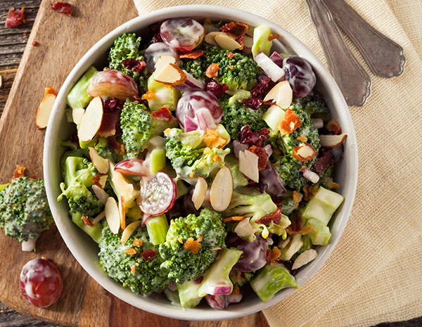 Recipe Broccoli and Grape Roasted Sesame Salad