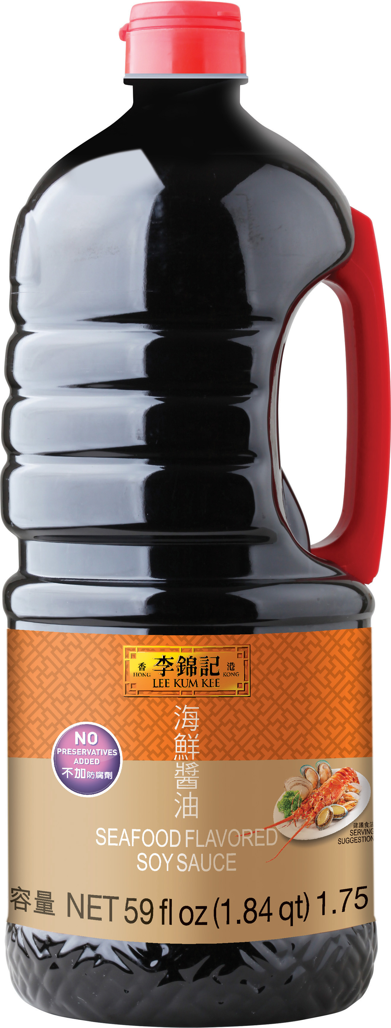 海鮮醬油, 59 fl oz (1.75 L), 瓶裝