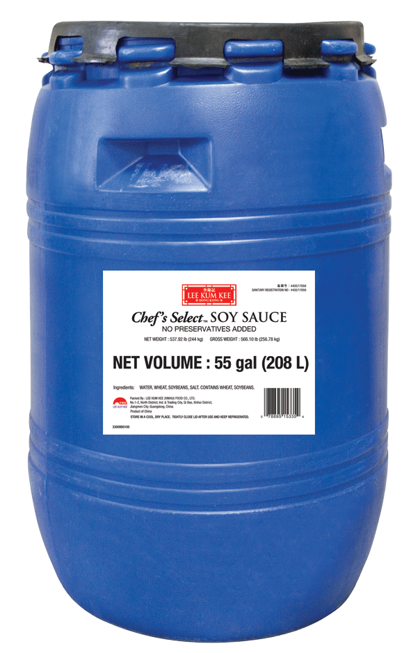 Chef's Select Soy Sauce NP 55gal Drum
