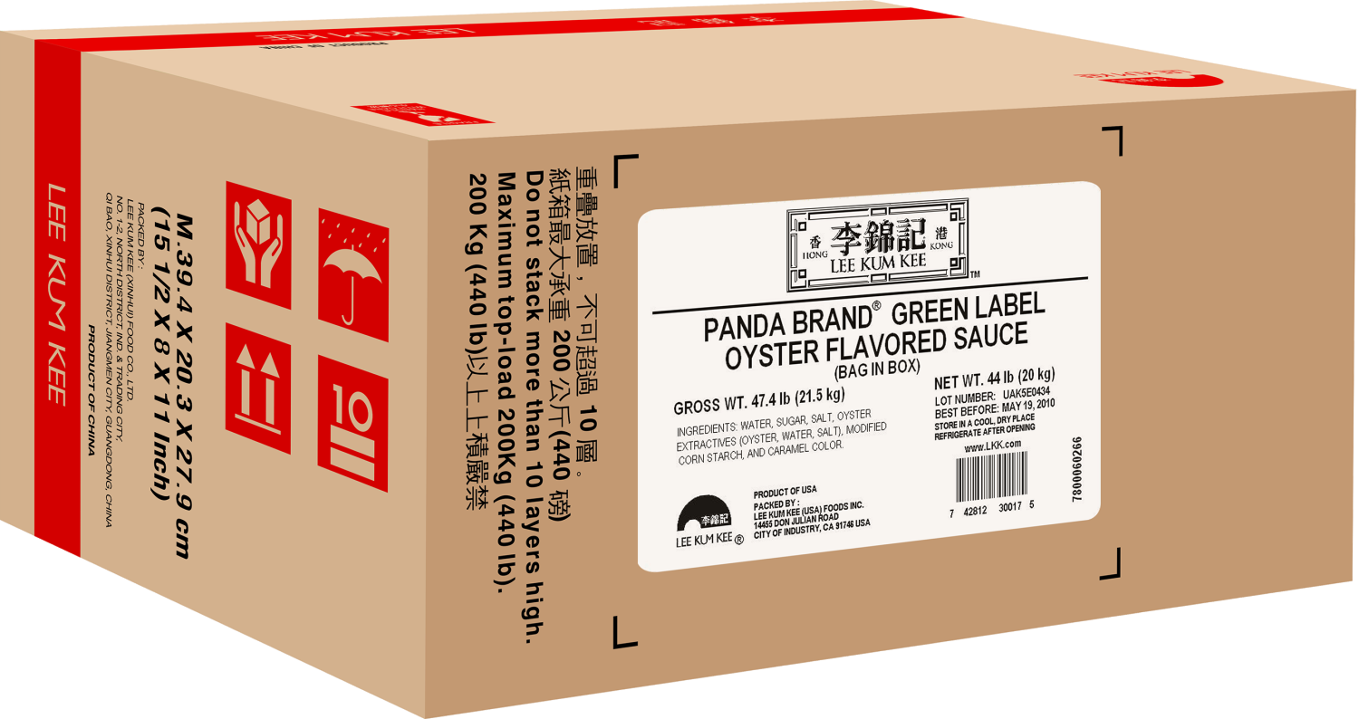 Oyster Flavored Sauce (Panda Brand Green Label Oyster)